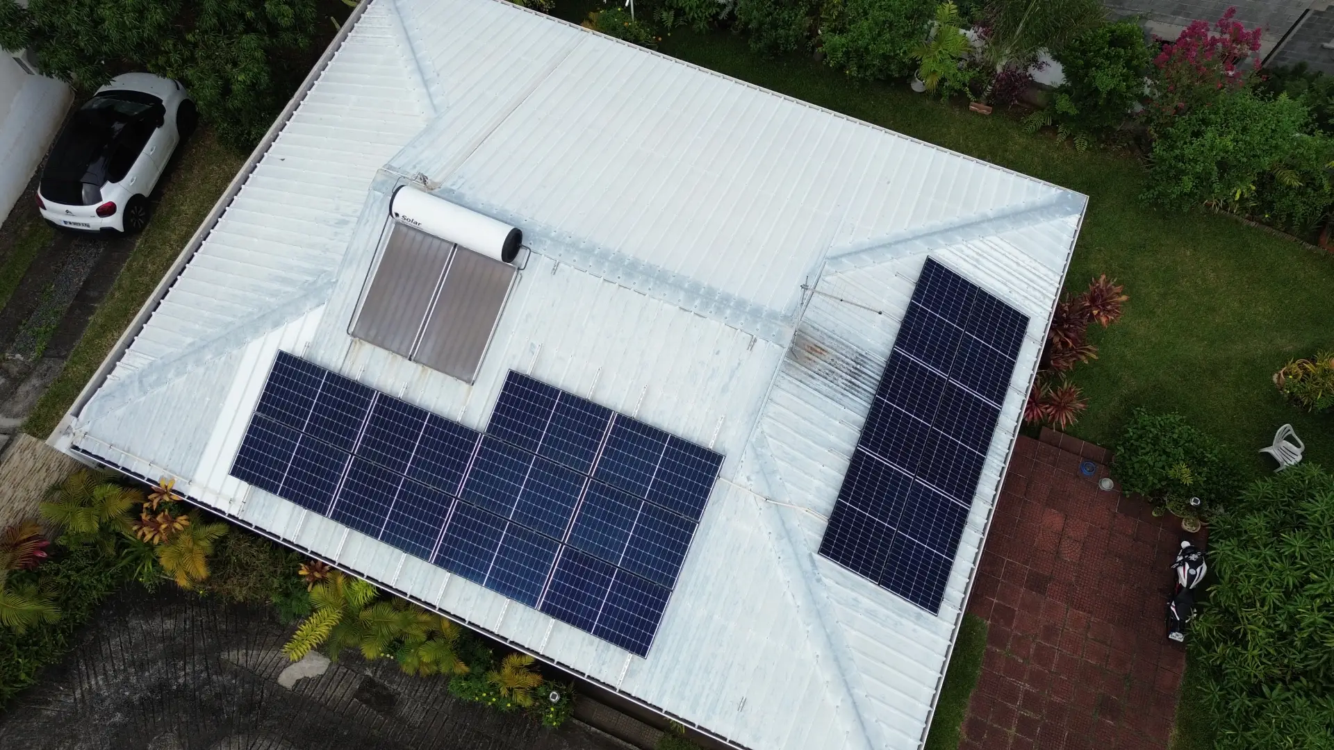 Installation photovoltaïque à La Réunion