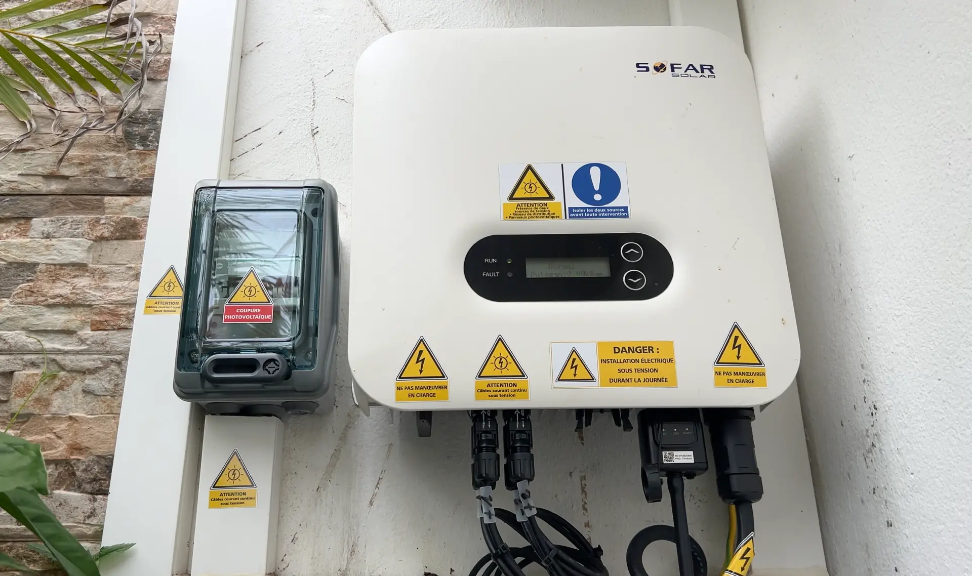 Onduleur solaire de Julien